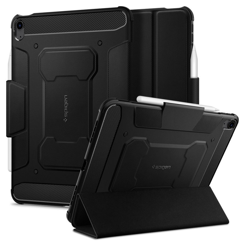 Etui Do iPad Air 4 2020 / 5 2022 Spigen Rugged Armor " Pro" Czarny