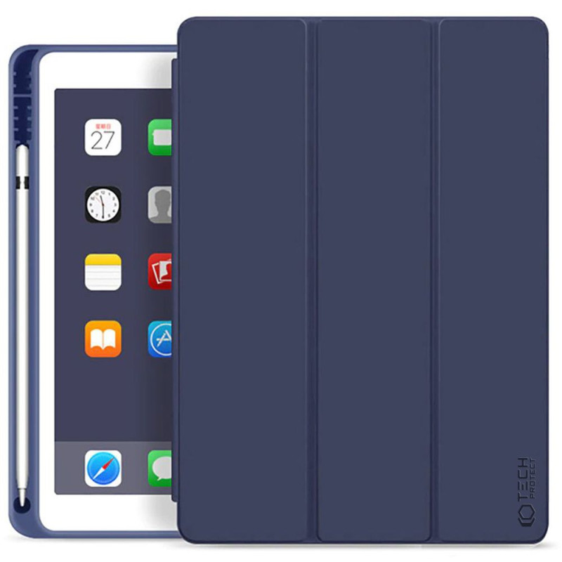 Etui Do iPad Air 4 2020 / 5 2022 Tech-Protect Sc Pen Niebieski