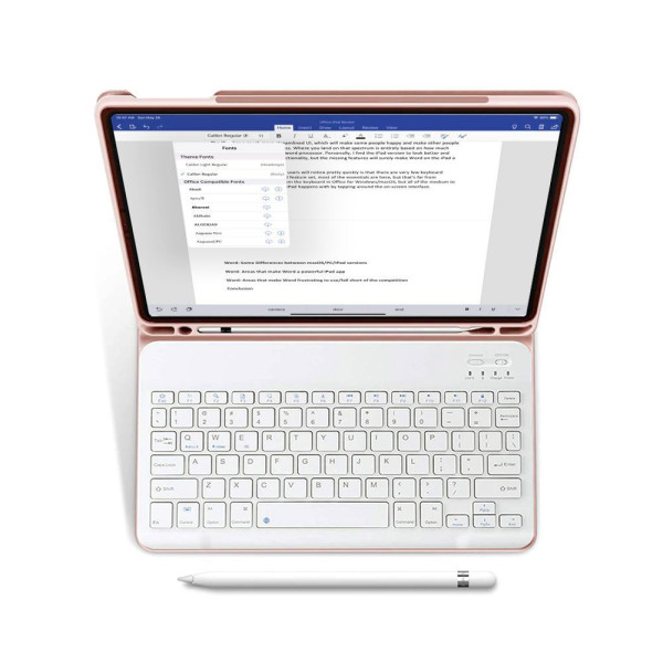 Etui Z Klawiaturą Do iPad 10.9 2022 Tech-Protect Sc Pen Różowy