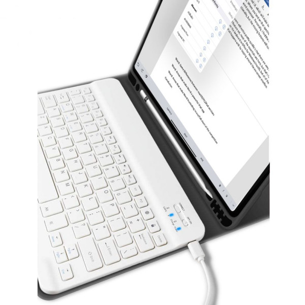 Etui Z Klawiaturą Do iPad Air 4 2020 / 5 2022 Tech-Protect Sc Pen Czarny