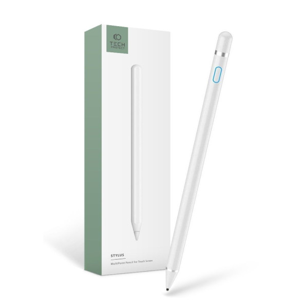 Rysik Tech-Protect Active Stylus Biały