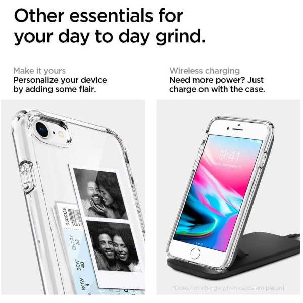 Etui Do iPhone 7 / 8 / SE 2020 / 2022 Spigen Ultra Hybrid Przezroczysty