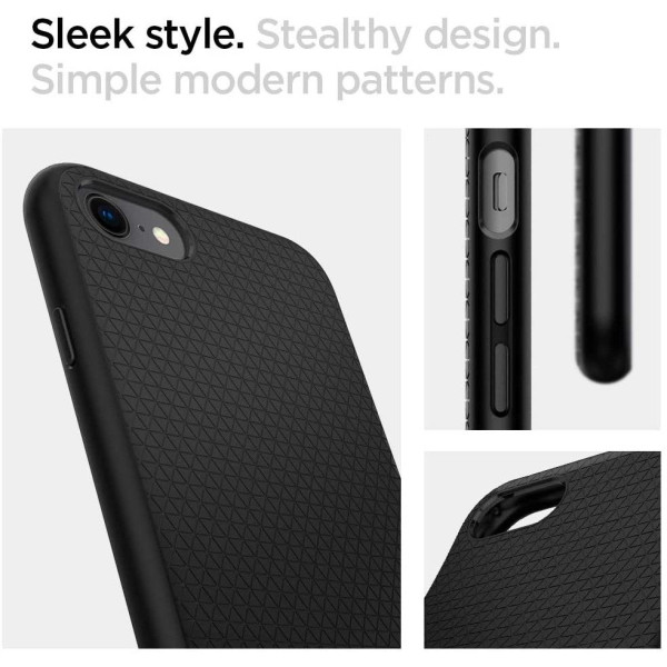 Etui Do iPhone 7 / 8 / SE 2020 / 2022 Spigen Liquid Air Czarny