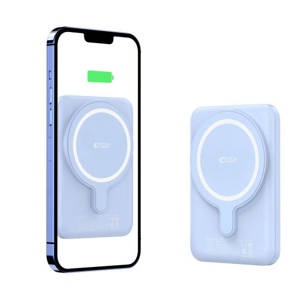 Powerbank 5000 mAh Tech-Protect PB10 Lifemag MagSafe Niebieski