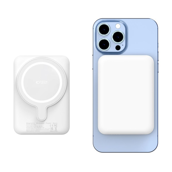 Powerbank 5000 mAh Tech-Protect PB10 Lifemag MagSafe Biały