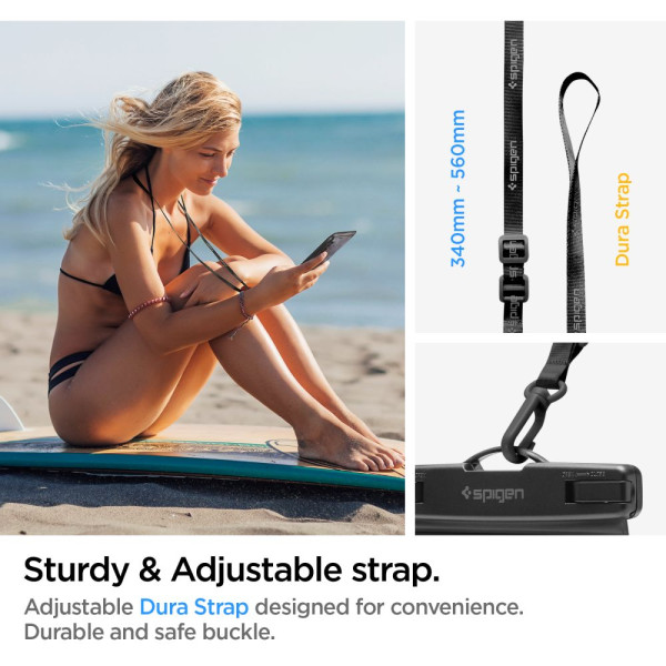 2x Etui Wodoodporne Spigen A601 Czarny