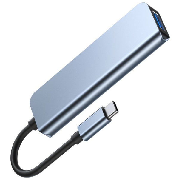 Adapter 4w1 Tech-Protect V1 -  Hub Szary