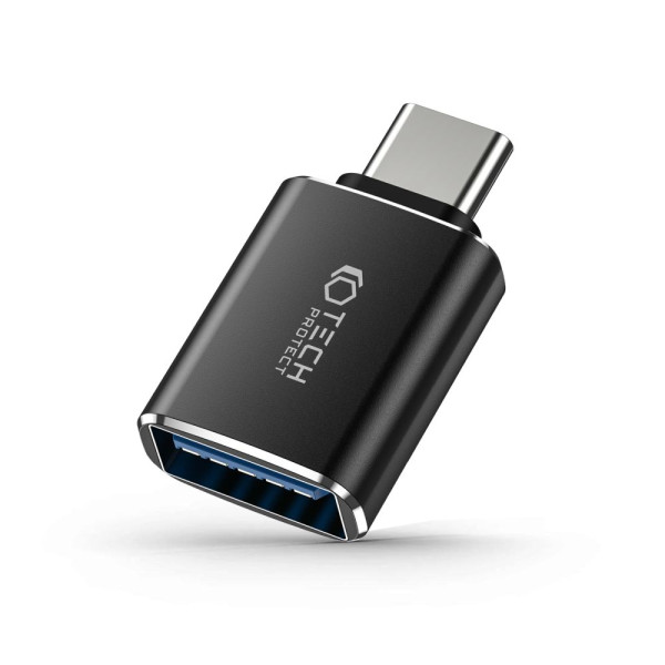 Adapter Typ-C / USB Otg Tech-Protect Ultraboost Czarny