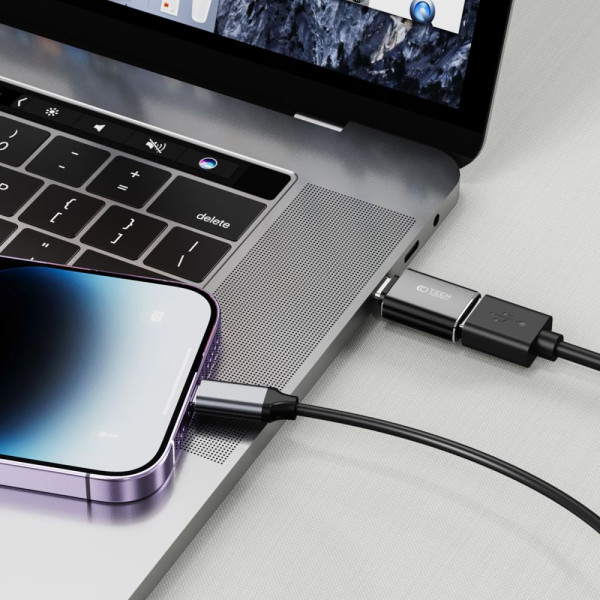Adapter Typ-C / USB Otg Tech-Protect Ultraboost Czarny