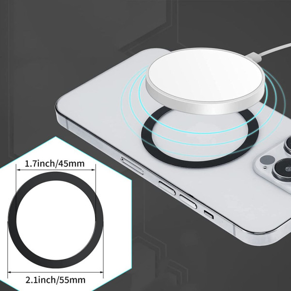 2x Blaszki Do Bezprzewodowego Ładowania Tech-Protect Czarny