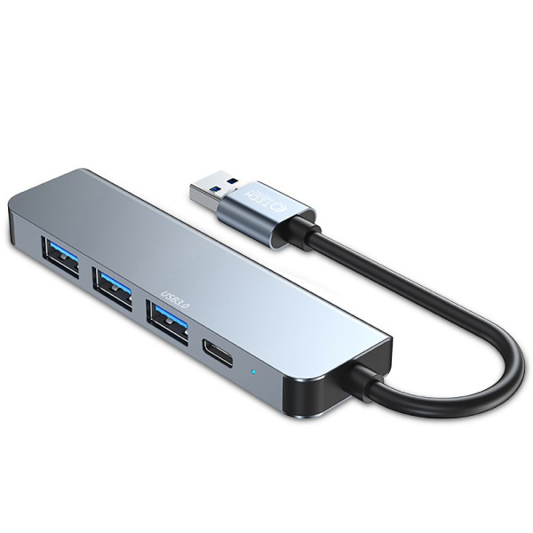 Adapter 5w1 Tech-Protect V0 - Hub Szary