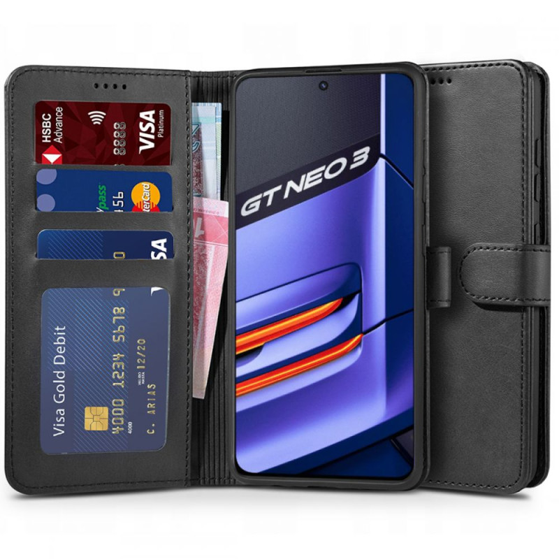 Etui Do Realme GT Neo 3 Tech-Protect Wallet Czarny