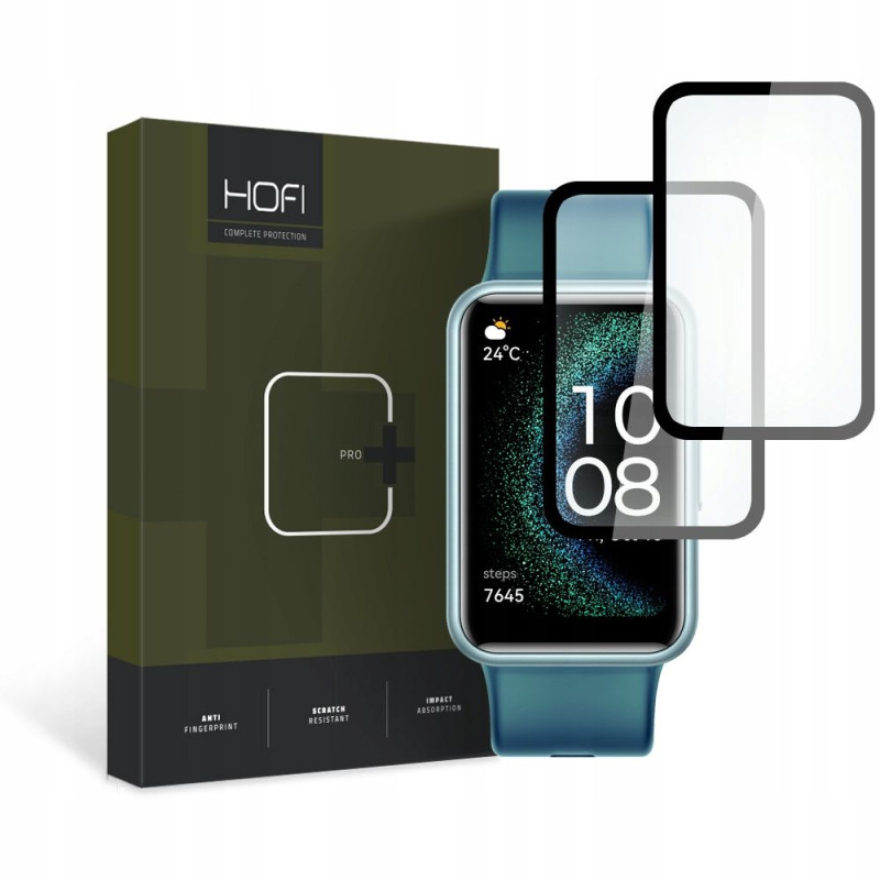 2x Szkło Hybrydowe Hofi Hybrid Pro+ Huawei Watch Fit SE