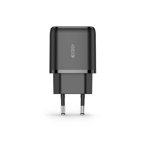Ładowarka Sieciowa Tech-Protect C20 W 2 - Porty PD20 W / QC3.0 Czarny