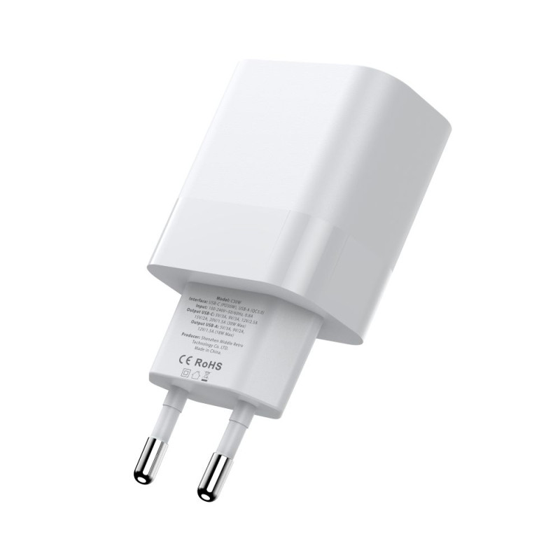 Ładowarka Sieciowa Tech-Protect C30 W 2 - Porty...