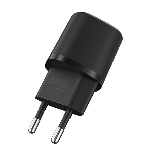 Ładowarka Sieciowa Tech-Protect C20 W Mini 2 - Porty PD20 W / QC3.0 Czarny