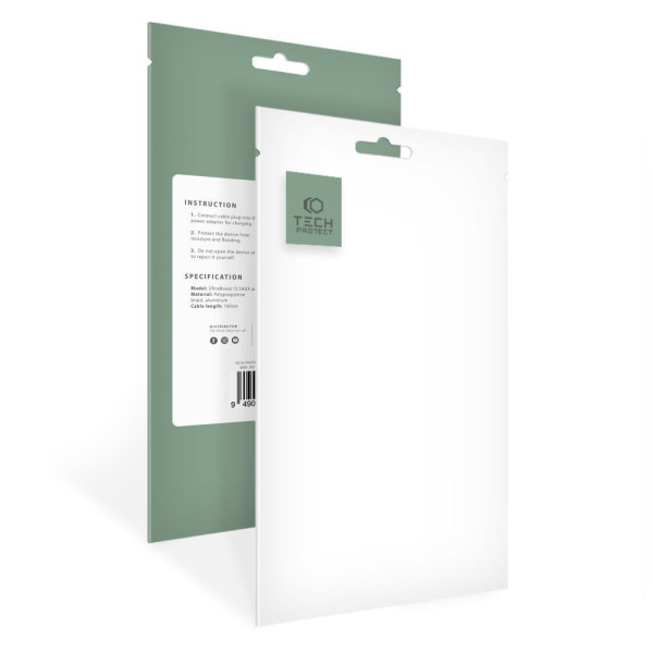 Ładowarka Samochodowa Tech-Protect CC30 W 2 - Porty Czarny