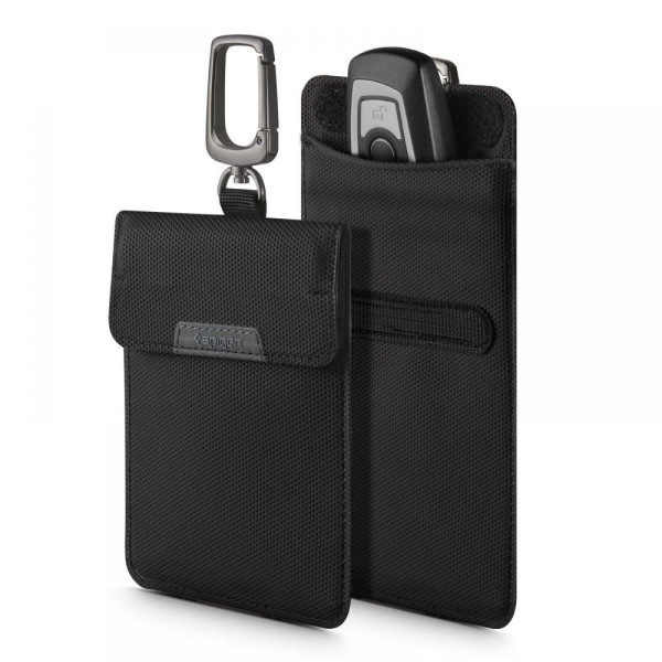 Klatka Faradaya Spigen Pouch Keyless RFID Signal Blocker Czarny