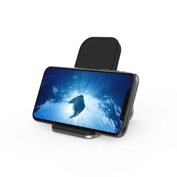 Stojak Z Ładowarką Indukcyjną Tech-Protect QI15 W-S1 Czarny