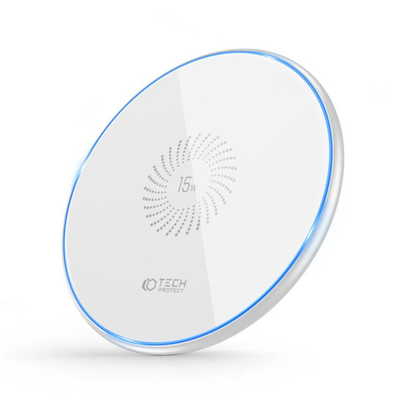 Ładowarka Bezprzewodowa Tech-Protect QI15 W-C1 Biały