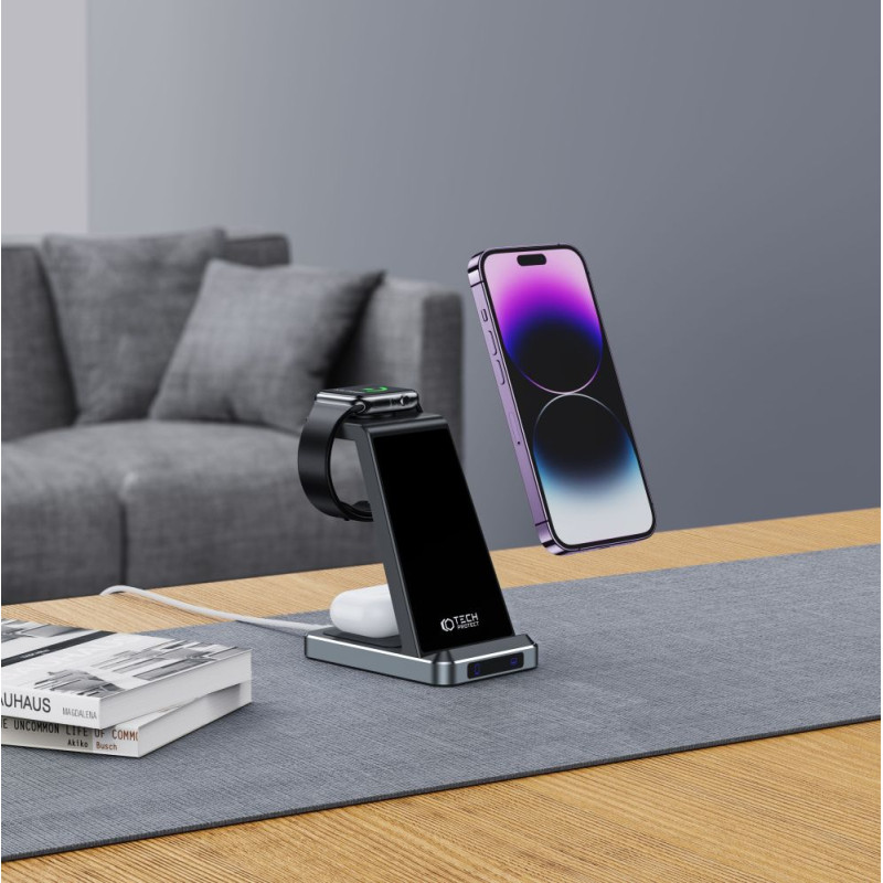 Ładowarka Bezprzewodowa 3w1 Tech-Protect QI15...