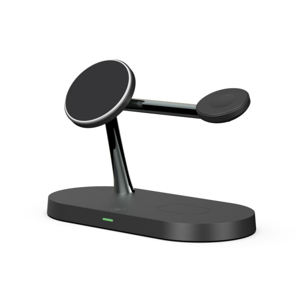 Ładowarka Indukcyjna A12 3w1 MagSafe Tech-Protect Czarny