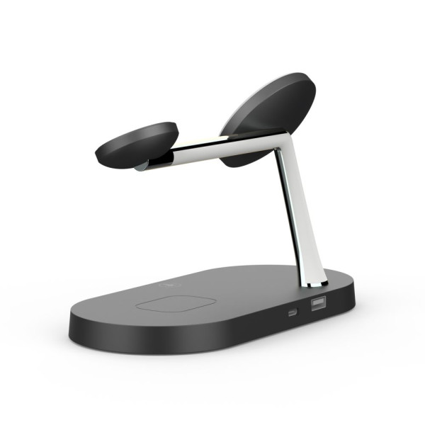 Ładowarka Indukcyjna A12 3w1 MagSafe Tech-Protect Czarny