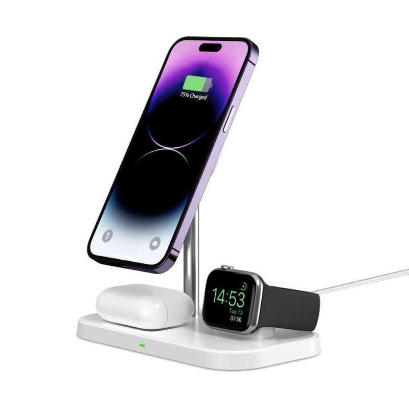 Ładowarka 3w1 MagSafe Tech-Protect QI15 W-A22...
