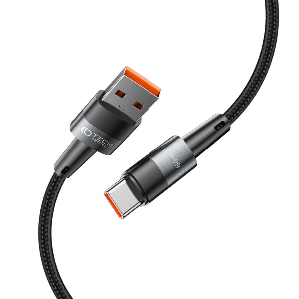 Kabel USB / Typ-C 66W / 6A 100 cm Tech-Protect Ultraboost Szary