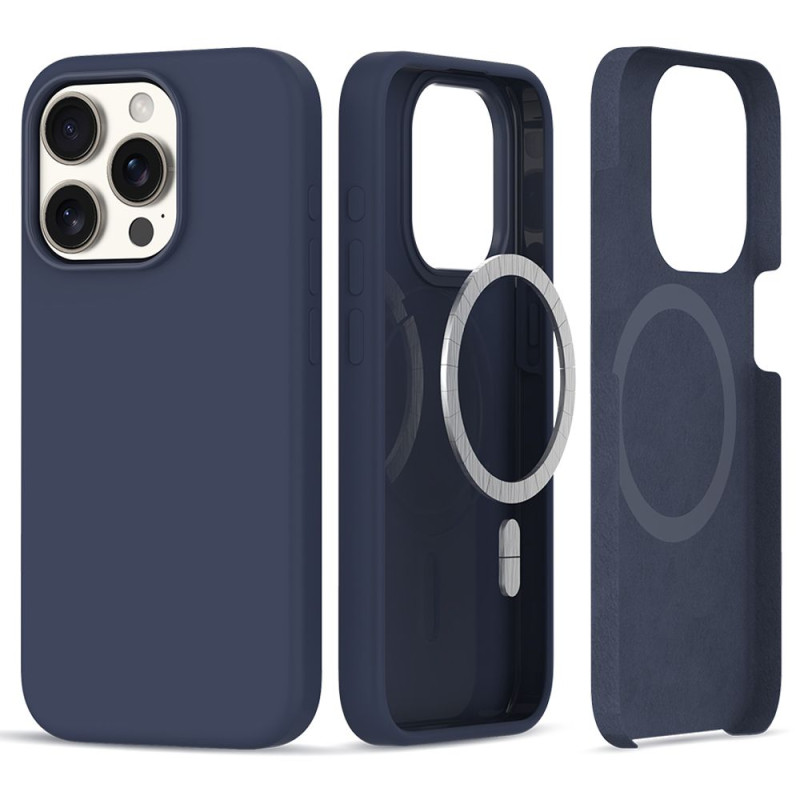 Etui Do iPhone 15 Pro Max Tech-Protect Silicone MagSafe Niebieski