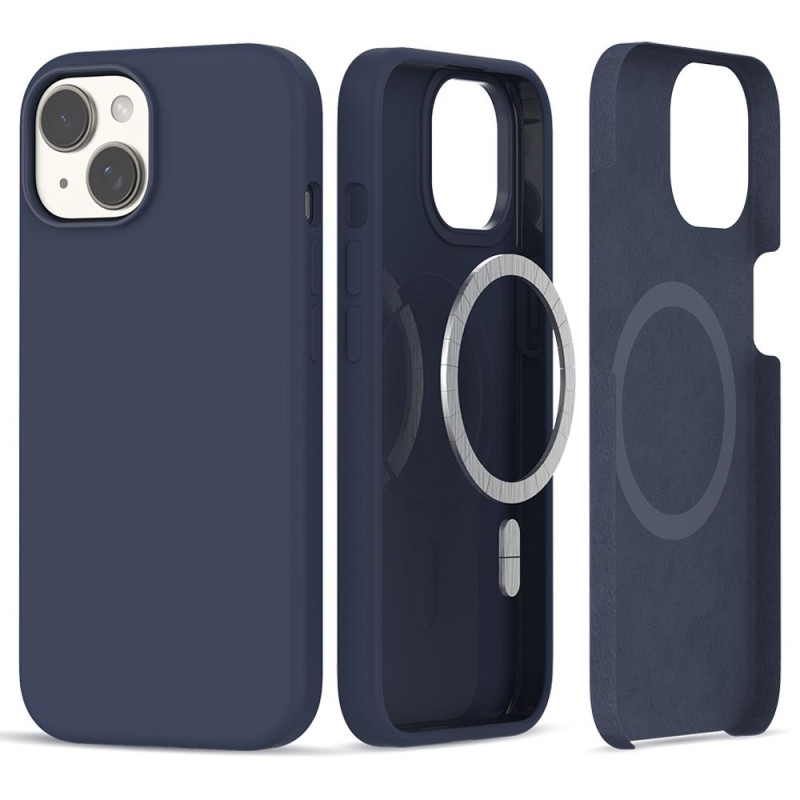 Etui Do iPhone 15 Tech-Protect Silicone MagSafe  Niebieski