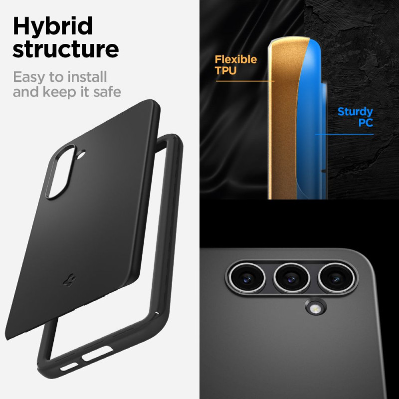 Etui Do Galaxy S23 FESpigen Thin Fit Czarny