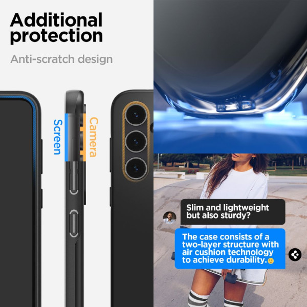 Etui Do Galaxy S23 FESpigen Thin Fit Czarny