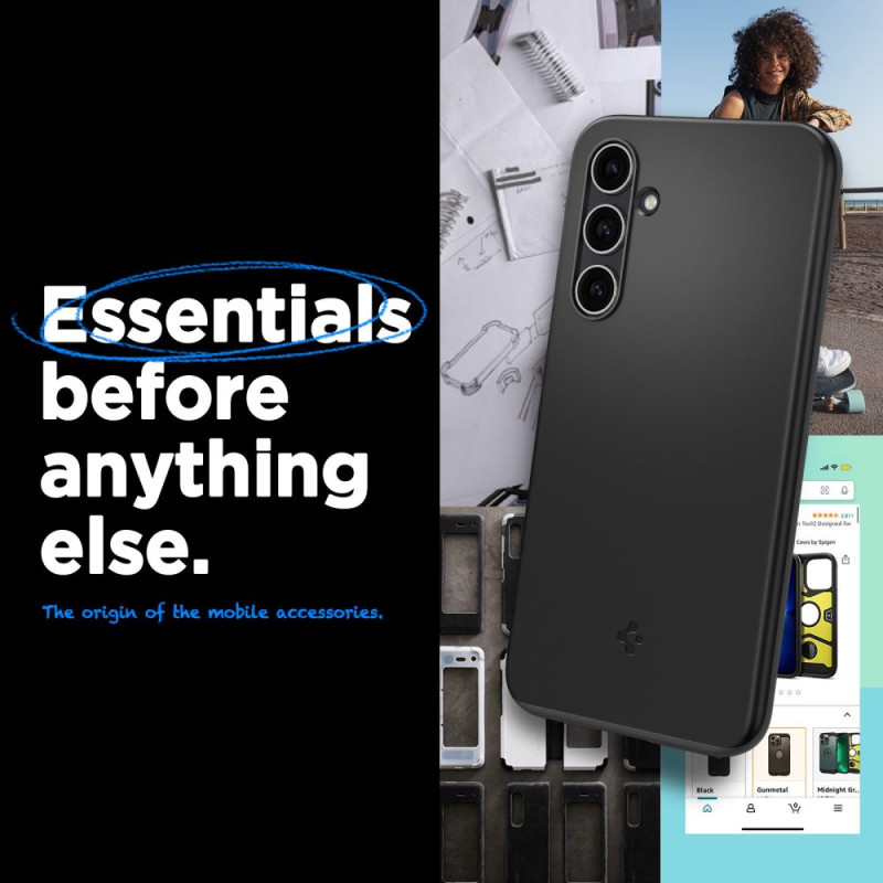 Etui Do Galaxy S23 FESpigen Thin Fit Czarny