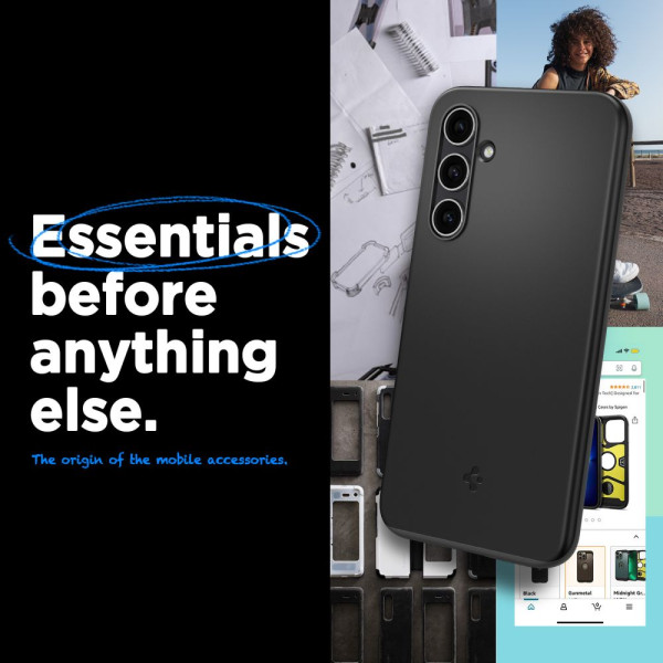 Etui Do Galaxy S23 FESpigen Thin Fit Czarny