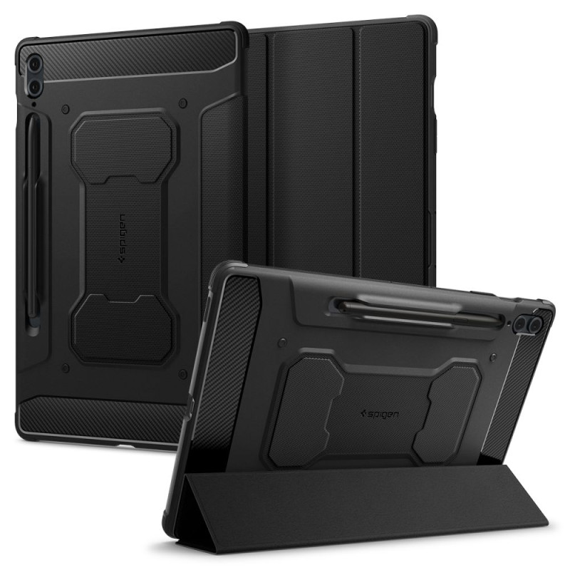 Etui Do Galaxy Tab S9 FE+ Plus 12.4 X610 / X616B Spigen Rugged Armor ” Pro ” Czarny