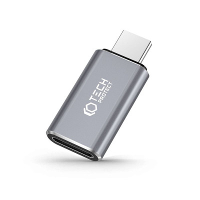 Adapter Type-C / Lightning Tech-Protect Ultraboost Szary