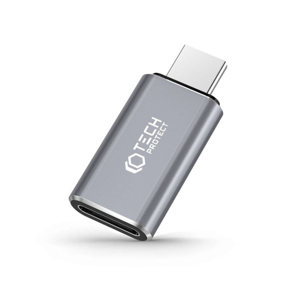 Adapter Type-C / Lightning Tech-Protect Ultraboost Szary