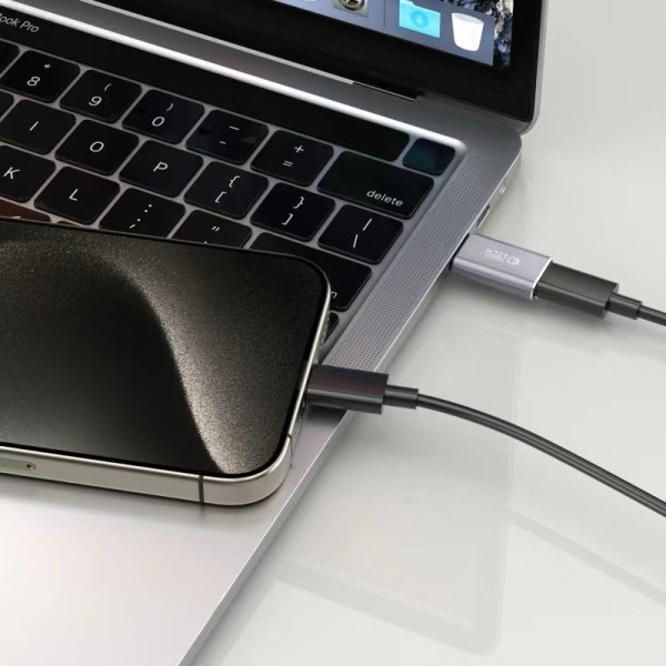 Adapter Type-C / Lightning Tech-Protect Ultraboost Szary