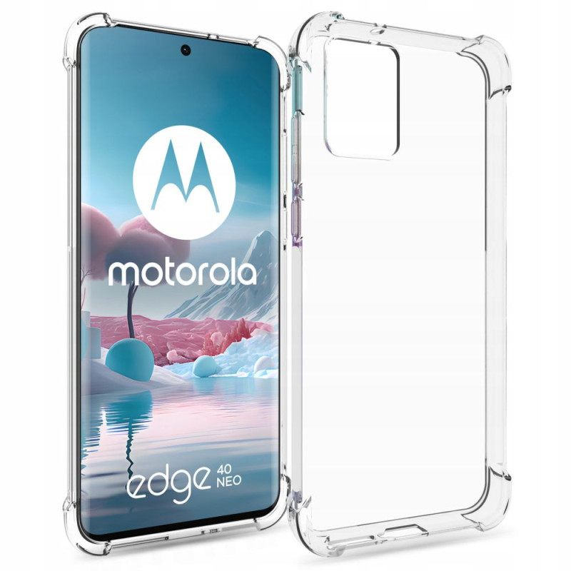 Etui Do Motorola Edge 40 Neo Tech-Protect Flexair Pro Przezroczysty