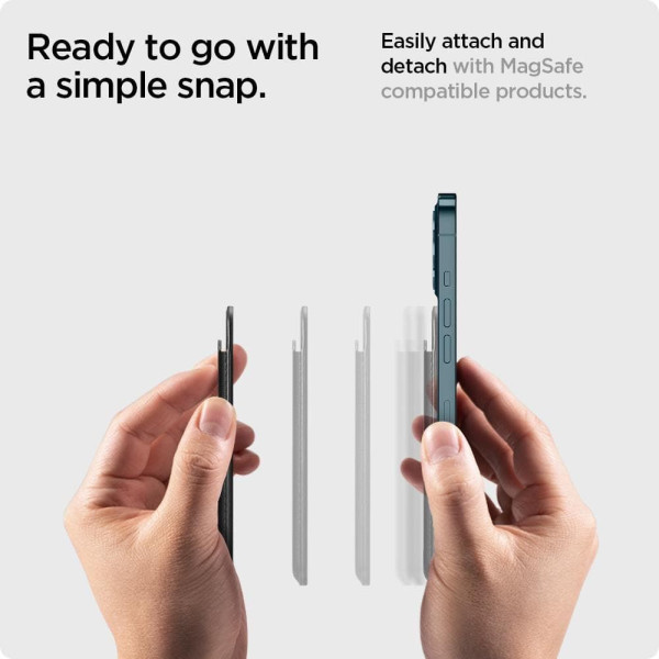 Etui Na Karty Spigen Valentinus MagSafe Czarny