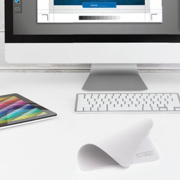 2x Ściereczka Do Ekranów Tech-Protect Polishing Cloth Szary