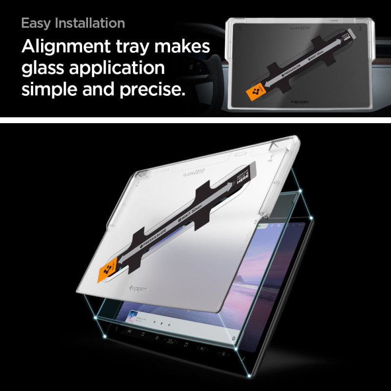 Szkło Hartowane Spigen Glas.Tr " Ez Fit " Tesla...