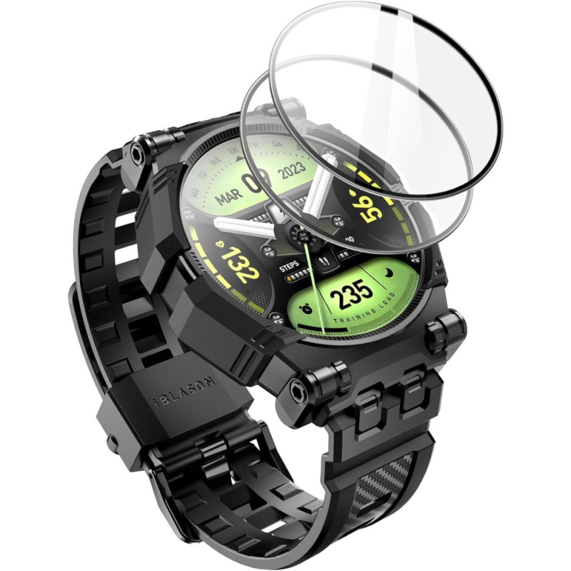 Pasek Z Etui Do Galaxy Watch 4 / 5 / 6 ( 44 mm ) Supcase Iblsn Armorbox Czarny