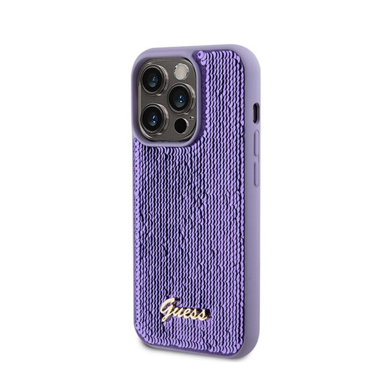 Etui Do iPhone 15 Pro Max Guess Sequin Script...