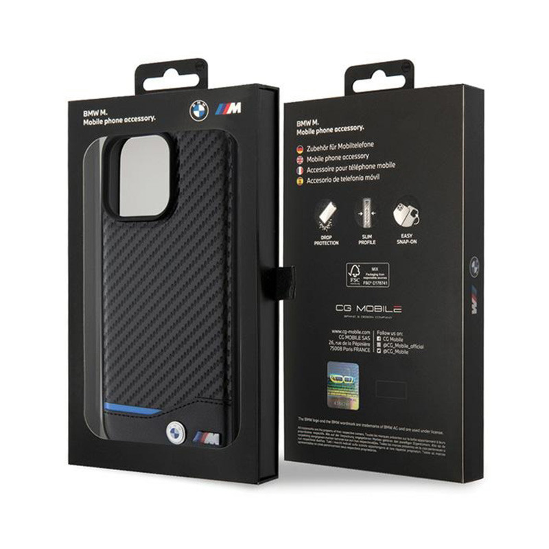 Etui Do iPhone 15 Pro Max BMW Leather Carbon...