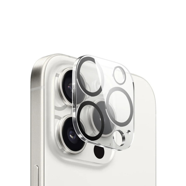 Szkło Na Aparat I Obiektyw iPhone 15 Pro / iPhone 15 Pro Max Crong Lens Shield