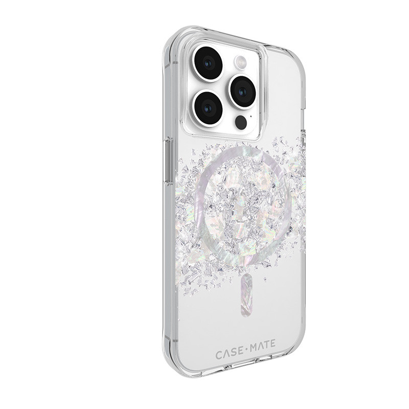 Etui Do iPhone 15 Pro Zdobione Masą Perłową...