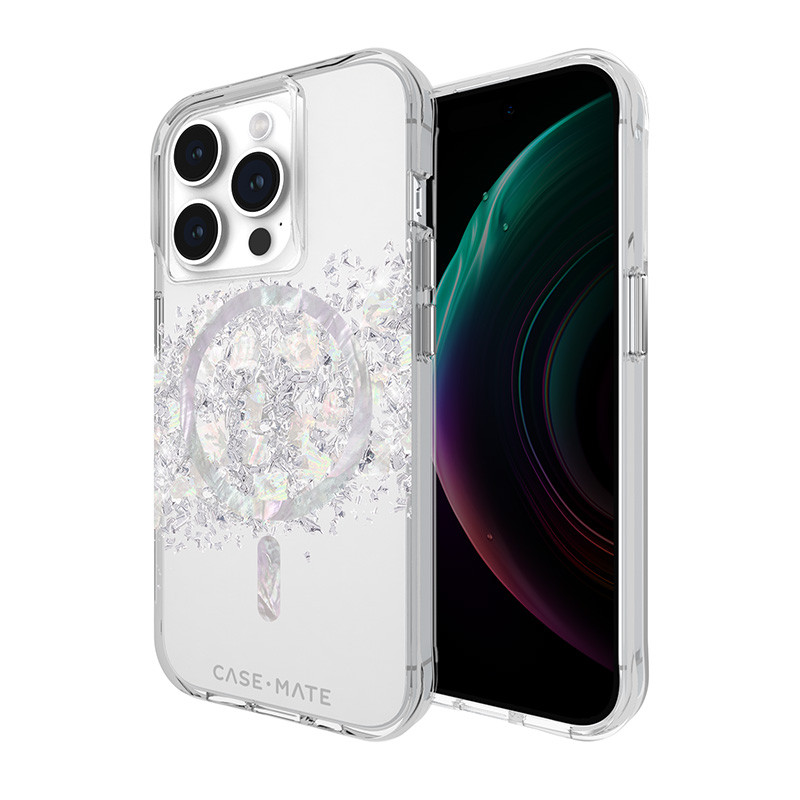 Etui Do iPhone 15 Pro Zdobione Masą Perłową...