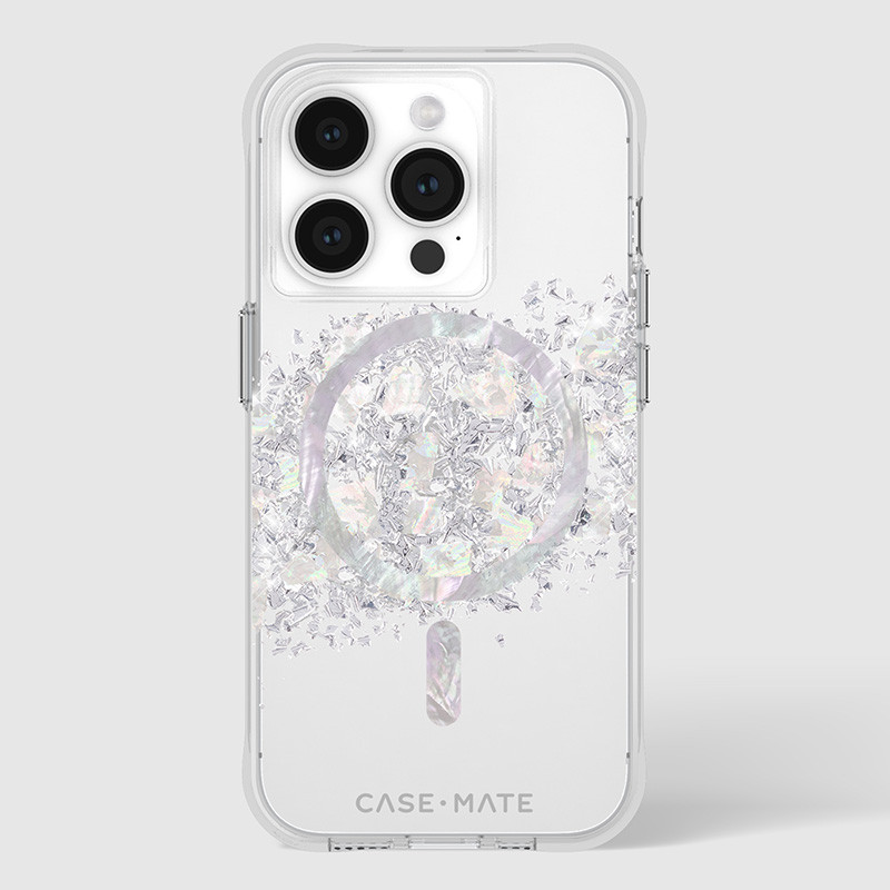 Etui Do iPhone 15 Pro Zdobione Masą Perłową...